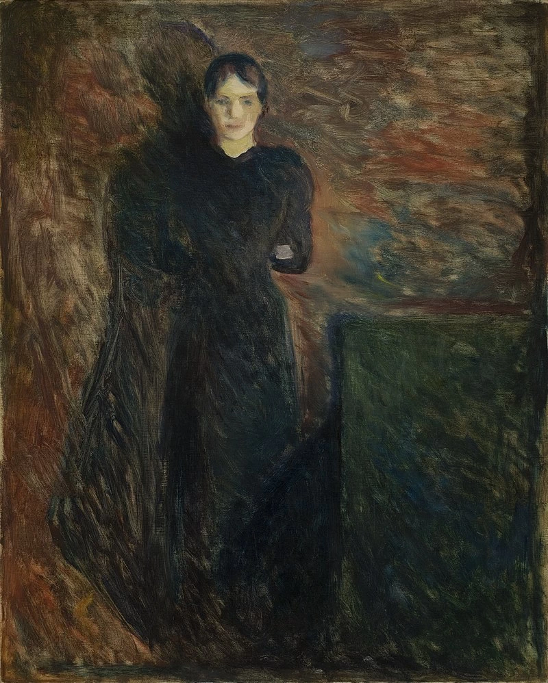Signora vestita di nero - Statens Museum for Kunst, 1891